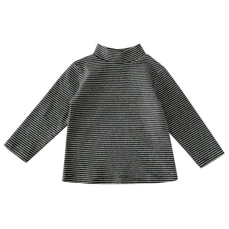 Fsqjgq Youth Boy Clothe Kids Toddler Baby Boys Girls Striped Solid Long Sleeve Blouse Tops T Shirt Outfits Clothes Long Sleeve 2 Year Old Cotton Grey 110
Fsqjgq Youth Boy Clothe Kids Toddler Baby Boys Girls Striped Solid Long Sleeve Blouse Tops T Shirt Outfits Clothes Long Sleeve 2 Year Old Cotton Grey 110