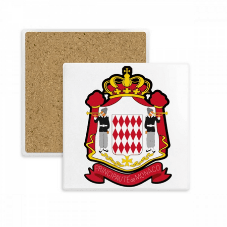 Principality of Monaco National Emblem Square Coaster Cup Mat Mug Subplate Holder Insulation Stone
Principality of Monaco National Emblem Square Coaster Cup Mat Mug Subplate Holder Insulation Stone
