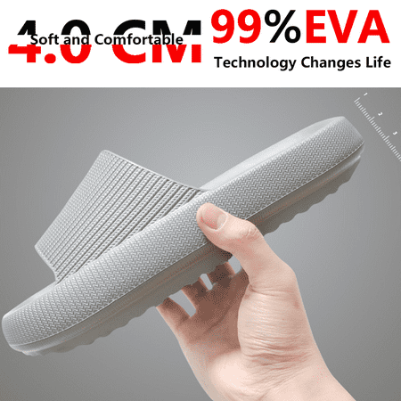 Petmoko Cloud Slippers for Women and Men Bathroom Non-Slip Quick Drying Open Toe Super Soft Comfy Thick Sole Home House Cloud Cushion Slide Sandals for Indoor & Outdoor Platform Shoes EVA
Petmoko Cloud Slippers for Women and Men Bathroom Non-Slip Quick Drying Open Toe Super Soft Comfy Thick Sole Home House Cloud Cushion Slide Sandals for Indoor & Outdoor Platform Shoes EVA