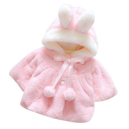 Journey Baby Girls Winter Cloak Coats Cute Rabbit Ear Hooded Plush Shawl Jacket(Pink Size 8)
Journey Baby Girls Winter Cloak Coats Cute Rabbit Ear Hooded Plush Shawl Jacket(Pink Size 8)