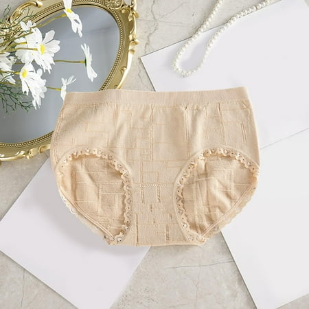 Hunpta Underwear Women Solid Color Sexy Cotton Stretch Underwear Bottom Line Lace Mid Waisted Briefs Panties
Hunpta Underwear Women Solid Color Sexy Cotton Stretch Underwear Bottom Line Lace Mid Waisted Briefs Panties
