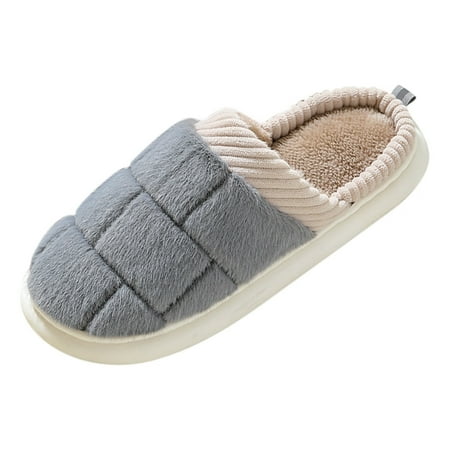 Women Walking Shoes Winter Couples Men Warm Home Baotou Plush Soft Bottom Comfortable Soild Color Flat Cotton Shoes casual shoes for Men Plush Grey
Women Walking Shoes Winter Couples Men Warm Home Baotou Plush Soft Bottom Comfortable Soild Color Flat Cotton Shoes casual shoes for Men Plush Grey