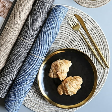 BetterZ 2Pcs Concise Round Linen Braided Cup Coaster Heat Insulated Bowl Plate Place Mat
BetterZ 2Pcs Concise Round Linen Braided Cup Coaster Heat Insulated Bowl Plate Place Mat