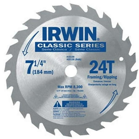 Irw 15130 24T Carbide-Tipped Circular Saw Blade