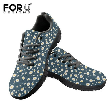 Wear-resistant Sneakers for Ladies Beautiful Daisy Flower Pattern Flats Lace Up Shoes Women Breathable Air Mesh Shoe
Wear-resistant Sneakers for Ladies Beautiful Daisy Flower Pattern Flats Lace Up Shoes Women Breathable Air Mesh Shoe
