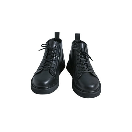 Ferndule Mens Booties Lace Up Leather Boot Casual Ankle Boots Fashion Combat Formal Round Toe Comfortable Black-Heighten 5.5
Ferndule Mens Booties Lace Up Leather Boot Casual Ankle Boots Fashion Combat Formal Round Toe Comfortable Black-Heighten 5.5