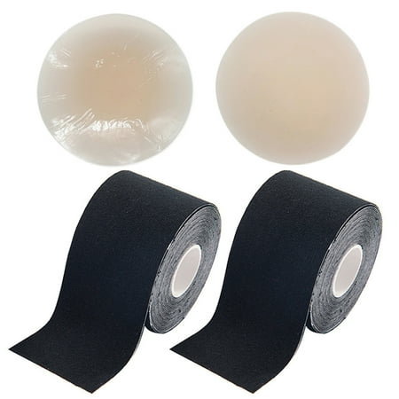 Breast Lift Tape Adhesive 2 Rolls Chest Tape Body Tape with 1 Pair Breast Pasty
Breast Lift Tape Adhesive 2 Rolls Chest Tape Body Tape with 1 Pair Breast Pasty