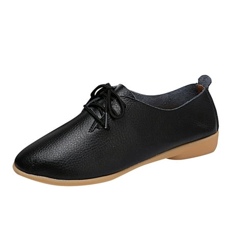 GNEIKDEING Womens Breathable Lace Up Shoes Casual Shoes Gift on Clearance