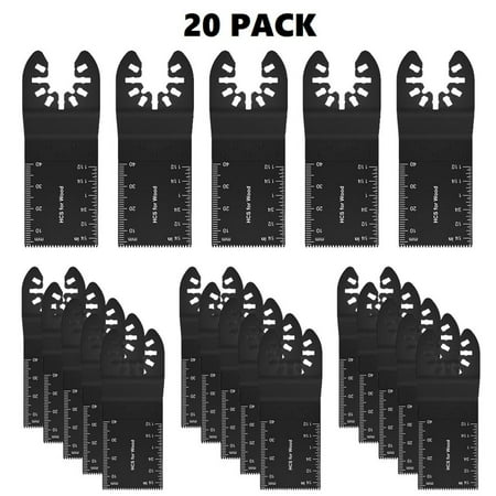 20pcs Power Oscillating Tool Blades 34mm Metal Wood Oscillating Multitool Kit Multi Tool
20pcs Power Oscillating Tool Blades 34mm Metal Wood Oscillating Multitool Kit Multi Tool