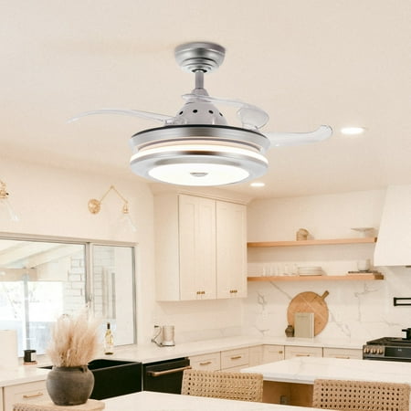 Bestco 36 Ceiling Fan w Remote Control Timer LED Lights Set 4 Blades Chrome Finish
Bestco 36 Ceiling Fan w Remote Control Timer LED Lights Set 4 Blades Chrome Finish
