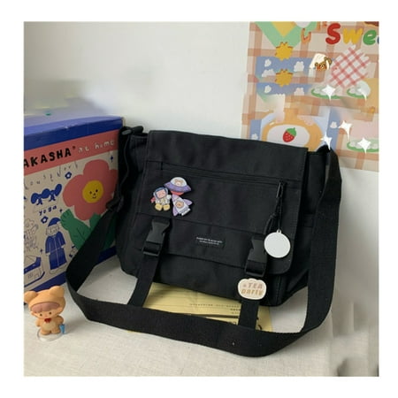 Women s Canvas Shoulder Hand Bag Sports Gym Lunch Yoga Shopping Travel Bag for Vacation Work Travel Black Random Badge No Pendant
Women s Canvas Shoulder Hand Bag Sports Gym Lunch Yoga Shopping Travel Bag for Vacation Work Travel Black Random Badge No Pendant