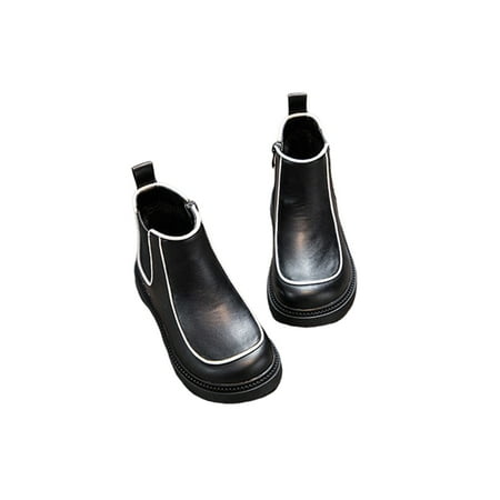 Difumos Kids Durable Flat Heels Ankle Boot Warm High Top Walking Comfortable Casual Boots Black 2.5Y
Difumos Kids Durable Flat Heels Ankle Boot Warm High Top Walking Comfortable Casual Boots Black 2.5Y