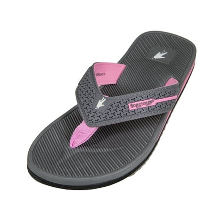 Frogg Toggs Women s Flipped Out Flip Flops | Gray | Size 9