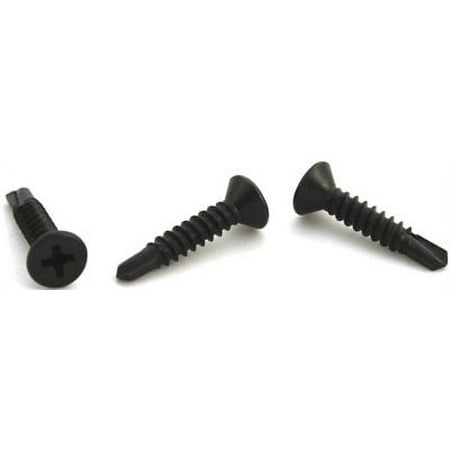 #14 x 1 Self-Drilling Screws / Phillips / Flat Head / Steel / Black Oxide - 3000 Piece Carton
#14 x 1 Self-Drilling Screws / Phillips / Flat Head / Steel / Black Oxide - 3000 Piece Carton