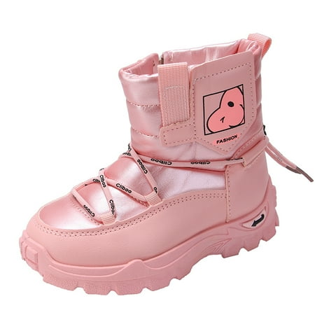 Girls Snow Boots Side Zipper Waterproof Fur Lined Non Slip Boys Winter Shoes Outdoor
Girls Snow Boots Side Zipper Waterproof Fur Lined Non Slip Boys Winter Shoes Outdoor