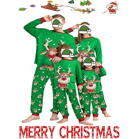Sunisery Matching Family Christmas Pajamas Set Long Sleeve Christmas Elk Print Tops Trousers Suit Romper Dog Wear Nightwear
Sunisery Matching Family Christmas Pajamas Set Long Sleeve Christmas Elk Print Tops Trousers Suit Romper Dog Wear Nightwear