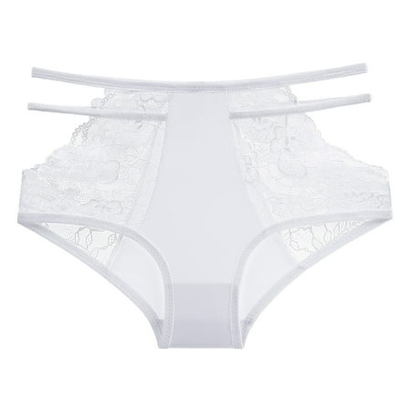 Wotryit Womens Underwear Women s Thin Strap Lace Pure Cotton Crotch Underwear Panties for Women White M
Wotryit Womens Underwear Women s Thin Strap Lace Pure Cotton Crotch Underwear Panties for Women White M
