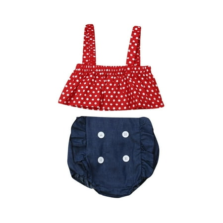 Canrulo Summer Newborn Toddler Baby Girls Tube Tops+ Ruffle Shorts Pants Outfits Clothes Set Red 12-18 Months
Canrulo Summer Newborn Toddler Baby Girls Tube Tops+ Ruffle Shorts Pants Outfits Clothes Set Red 12-18 Months