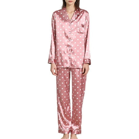 Sprifallbaby Women Imitation Silk Pajamas Lounge Set Long Sleeve Shirts Tops and Pants Set Loungewear Outfits S-2XL
Sprifallbaby Women Imitation Silk Pajamas Lounge Set Long Sleeve Shirts Tops and Pants Set Loungewear Outfits S-2XL