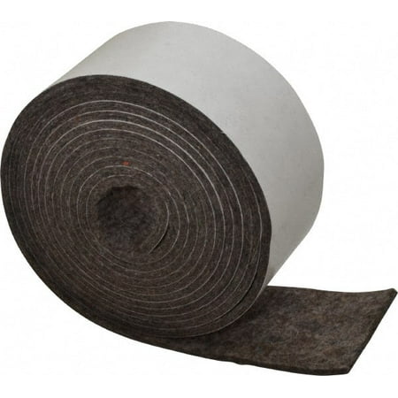 Made in USA 1/8 Thick x 2 Wide x 10 Ft. Long Felt Stripping Gray Adhesive Backing
Made in USA 1/8 Thick x 2 Wide x 10 Ft. Long Felt Stripping Gray Adhesive Backing