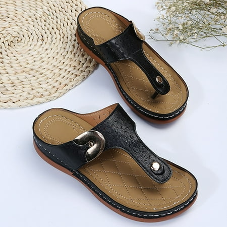 Midsumdr Sandals For Women Slide Wedges Fashion Orthotic Flip Flop Sandals Arch Support Comfortable Walking Summer Water Beach Slipper Platform Sandals Women
Midsumdr Sandals For Women Slide Wedges Fashion Orthotic Flip Flop Sandals Arch Support Comfortable Walking Summer Water Beach Slipper Platform Sandals Women