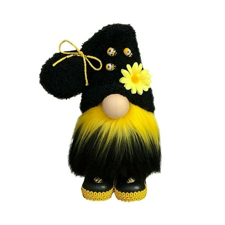 Wiueurtly Surprising Tomtel Doll Bee Plush Sunflower Present Home Decor
