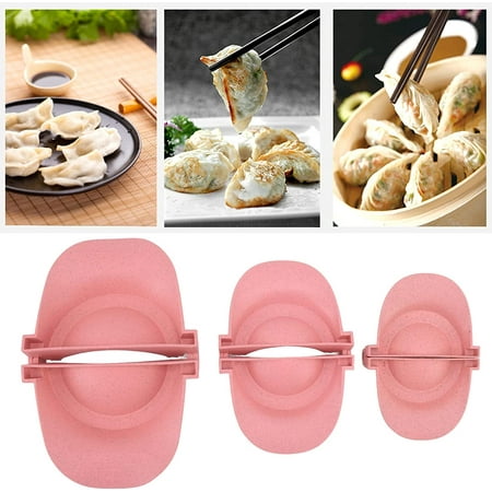 dumpling maker press 3 Pcs Dumpling Maker Mould Wheat Straw Empanadas Press Mold Different Sizes for Cooking Kitchen (Pink)
dumpling maker press 3 Pcs Dumpling Maker Mould Wheat Straw Empanadas Press Mold Different Sizes for Cooking Kitchen (Pink)