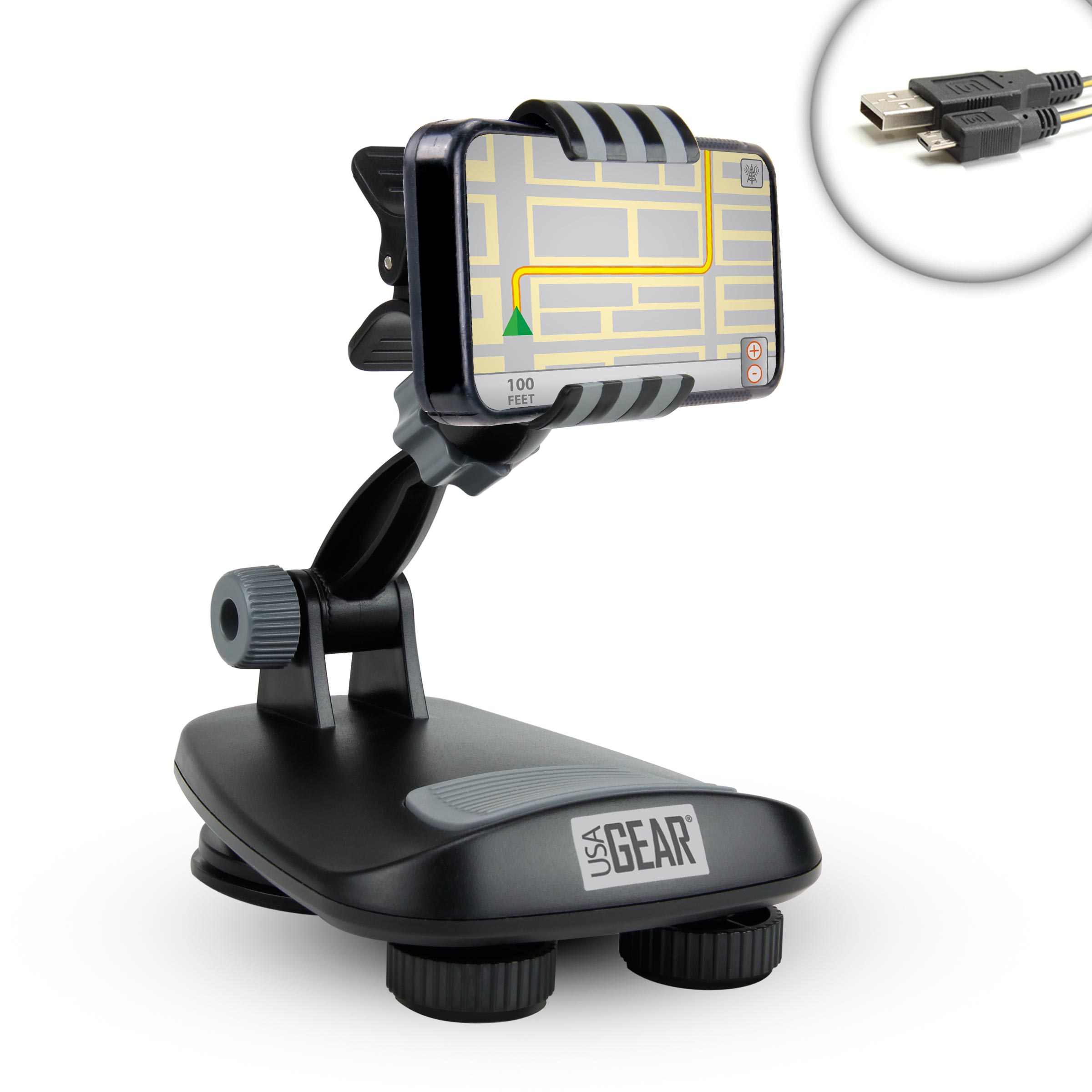 Insten Car Air Vent Phone Holder Mount (Width to 4.3 inch) for