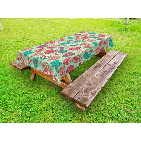 Hearts Outdoor Tablecloth Colorful Shapes on Pale Green Backdrop Flowers Dots Cheerful Love Valentine s Day Decorative Washable Fabric Picnic Tablecloth 58 X 120 Inches Multicolor by Ambesonne
Hearts Outdoor Tablecloth Colorful Shapes on Pale Green Backdrop Flowers Dots Cheerful Love Valentine s Day Decorative Washable Fabric Picnic Tablecloth 58 X 120 Inches Multicolor by Ambesonne