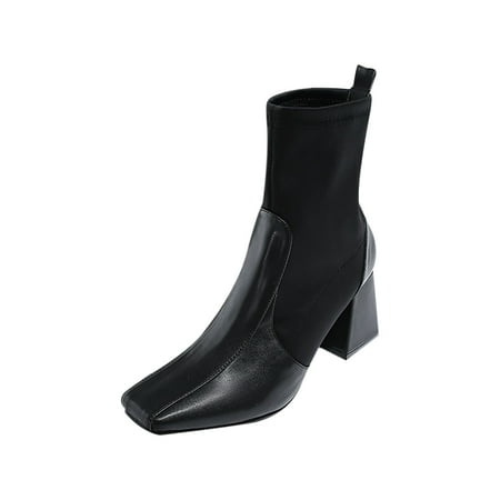 jsaierl Women s Shoes Fashion Minimalistic Solid Color Comfortable Zipper High Heel Thick Heel Boots
jsaierl Women s Shoes Fashion Minimalistic Solid Color Comfortable Zipper High Heel Thick Heel Boots