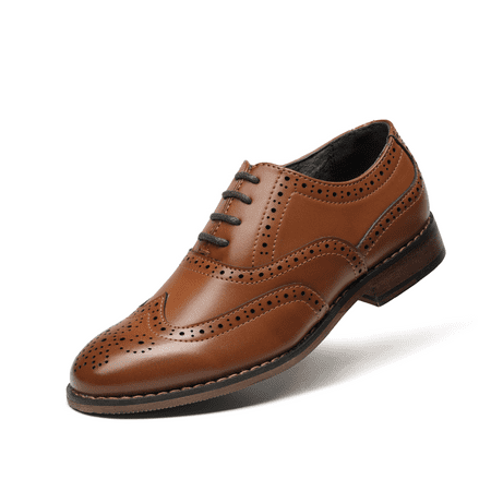 Bruno Marc Boy s Prince-K2 Classic Oxfords Wingtip Dress Shoes