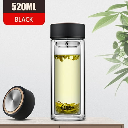 Large Capacity Glass Water Bottle Double-layer Glass Heat-resistant Water Cup With Filter Outdoor Portable Kettle WATER
Large Capacity Glass Water Bottle Double-layer Glass Heat-resistant Water Cup With Filter Outdoor Portable Kettle WATER