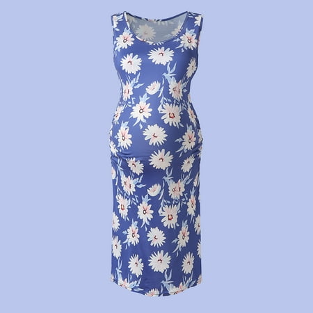 VEKDONE Pregnancy Clothes Valentine s Day Deals Clearance Summer Round Neck Sleeveless Little Daisy Print Maternity Vest Dress Long Skirt
VEKDONE Pregnancy Clothes Valentine s Day Deals Clearance Summer Round Neck Sleeveless Little Daisy Print Maternity Vest Dress Long Skirt