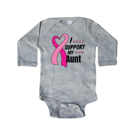 Inktastic Breast Cancer Awareness I Support My Aunt with Pink Ribbon Gift Baby Boy or Baby Girl Long Sleeve Bodysuit
Inktastic Breast Cancer Awareness I Support My Aunt with Pink Ribbon Gift Baby Boy or Baby Girl Long Sleeve Bodysuit