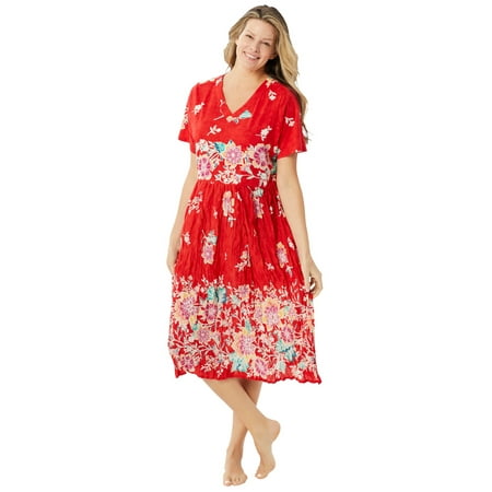 Only Necessities Women s Plus Size Crinkle Cotton Dress or Nightgown Dress Or Nightgown
Only Necessities Women s Plus Size Crinkle Cotton Dress or Nightgown Dress Or Nightgown