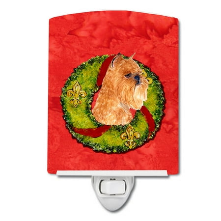 Caroline s Treasures SS4183CNL Brussels Griffon Cristmas Wreath Ceramic Night Light 6x4x3 multicolor
Caroline s Treasures SS4183CNL Brussels Griffon Cristmas Wreath Ceramic Night Light 6x4x3 multicolor