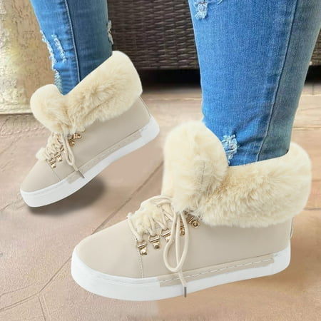 Gubotare Womens Snow Boots Wide Width Womens Snow Boots Warm Ankle Booties Winter Snow Boot Side Zipper Fashion Booties (Beige 8.5)
Gubotare Womens Snow Boots Wide Width Womens Snow Boots Warm Ankle Booties Winter Snow Boot Side Zipper Fashion Booties (Beige 8.5)