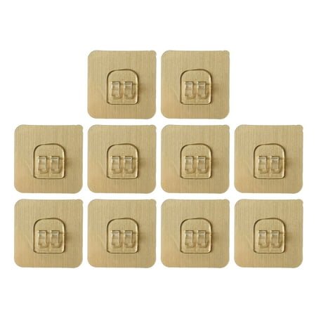 10Pcs Adhesive Hooks Kitchen Wall Hooks Reusable Seamless Hooks for Bathroom Kitchen Outdoor Hanging
10Pcs Adhesive Hooks Kitchen Wall Hooks Reusable Seamless Hooks for Bathroom Kitchen Outdoor Hanging