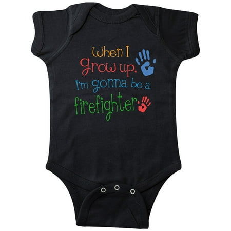 Inktastic Fireman Future Firefighter Gift Baby Boy or Baby Girl Bodysuit