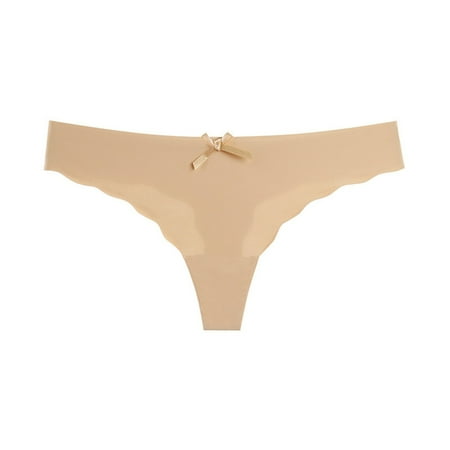 Qingsaizhen Lady Panties Seamless Lady Panties Non-shrink Bow-knot Sweat-absorbent Women Briefs for Daily Life
Qingsaizhen Lady Panties Seamless Lady Panties Non-shrink Bow-knot Sweat-absorbent Women Briefs for Daily Life