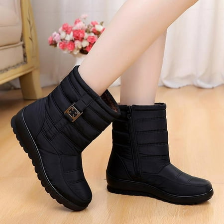Snow Boots Women Flat Shoes Woman Waterproof Warm Boots Ladies Zipper Ladies Shoes Round Toe Casual Botas Mujer Winter Shoes
Snow Boots Women Flat Shoes Woman Waterproof Warm Boots Ladies Zipper Ladies Shoes Round Toe Casual Botas Mujer Winter Shoes