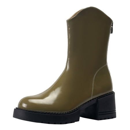 Qufokar Studded Flip Flops for Women Mini Boots Women Fashion Autumn And Winter Women Ankle Boots Flat Bottom Thick Heel Non Slip Solid Round Back Zipper
Qufokar Studded Flip Flops for Women Mini Boots Women Fashion Autumn And Winter Women Ankle Boots Flat Bottom Thick Heel Non Slip Solid Round Back Zipper