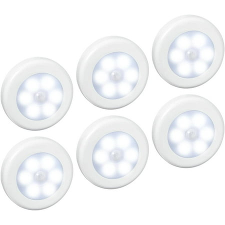Motion Sensor Light Cordless Battery-Powered LED Night Light Stick-Anywhere Closet Light Stair Lights Wall Lights for Hallway Bedroom Kitchen (Pack of 6)
Motion Sensor Light Cordless Battery-Powered LED Night Light Stick-Anywhere Closet Light Stair Lights Wall Lights for Hallway Bedroom Kitchen (Pack of 6)