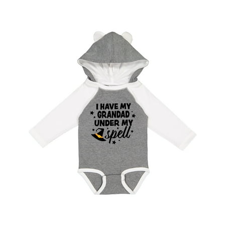 Inktastic I Have My Grandad Under My Spell with Cute Witch Hat Gift Baby Boy or Baby Girl Long Sleeve Bodysuit
Inktastic I Have My Grandad Under My Spell with Cute Witch Hat Gift Baby Boy or Baby Girl Long Sleeve Bodysuit