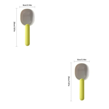2pcs kitchen measuring spoon household scooping rice spoon measuring cup flour rice flour spoon plastic small spoon large capacity long handle with sealing clip
2pcs kitchen measuring spoon household scooping rice spoon measuring cup flour rice flour spoon plastic small spoon large capacity long handle with sealing clip