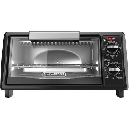 Black & Decker 4-Slice Toaster Oven, Black