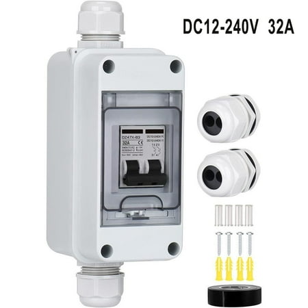 GLFSIL PV disconnector DC12-240V solar energy disconnector new waterproof box