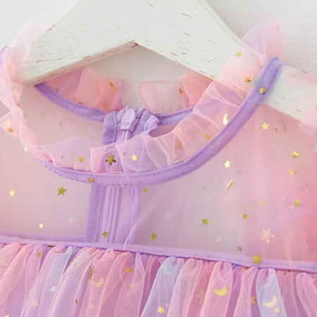 kpoplk Baby Girl Dresses Toddler Girls Fly Sleeve Rainbow Star Sequins Prints Tulle Princess Dress Dance Party Toddler Dresses(Purple)
kpoplk Baby Girl Dresses Toddler Girls Fly Sleeve Rainbow Star Sequins Prints Tulle Princess Dress Dance Party Toddler Dresses(Purple)