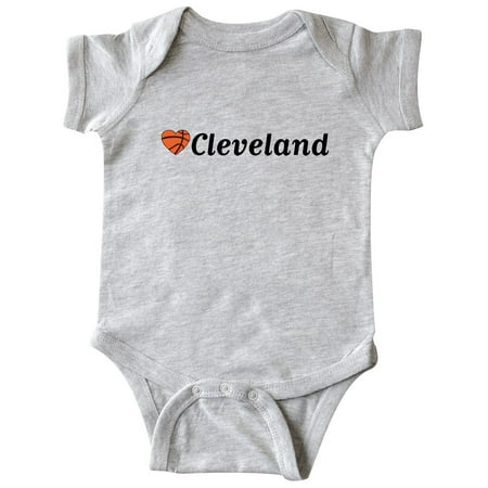 Inktastic Cleveland with a basketball heart Gift Baby Boy or Baby Girl Bodysuit
Inktastic Cleveland with a basketball heart Gift Baby Boy or Baby Girl Bodysuit