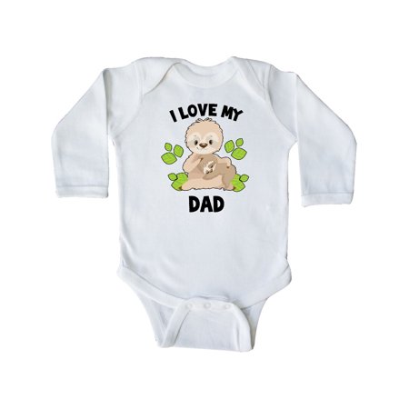 Inktastic Cute Sloth I Love My Dad with Green Leaves Gift Baby Boy or Baby Girl Long Sleeve Bodysuit
Inktastic Cute Sloth I Love My Dad with Green Leaves Gift Baby Boy or Baby Girl Long Sleeve Bodysuit